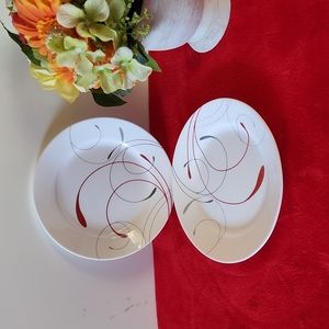 2 piece of Corelle Salad Plates.